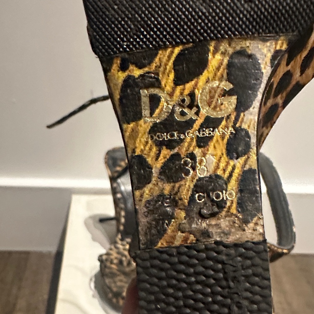 D&G Animal Print Women's Heels - Picture 9 of 9